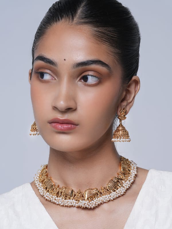 Antique Elephant Design Necklace — Cao Jewellery