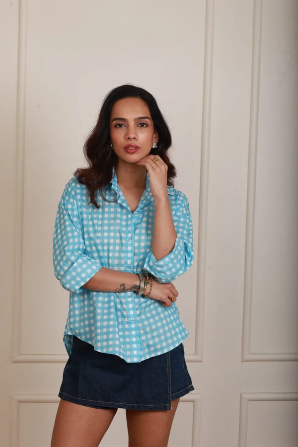 Serein blue SHIRT — KM Label