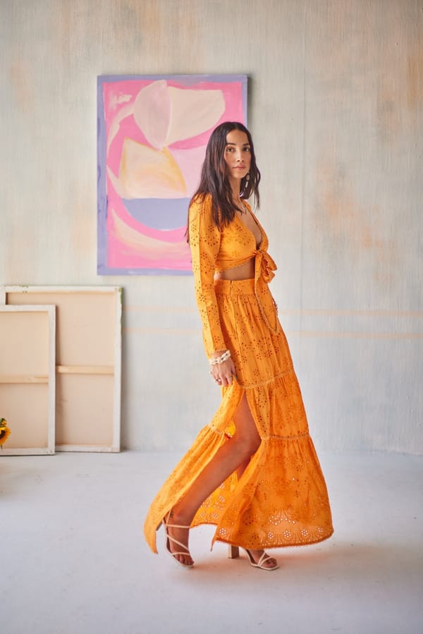 Arancio Skirt Set — Sage by Mala