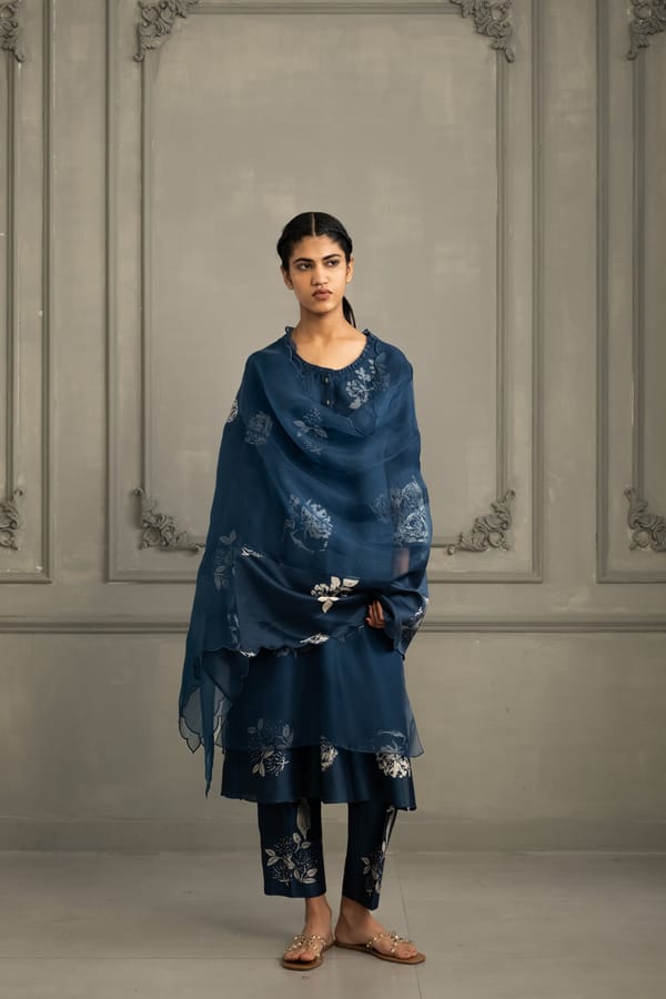 Tunic Set With Dori Embroidery And Dupatta — Arcvsh Pallavi Singh