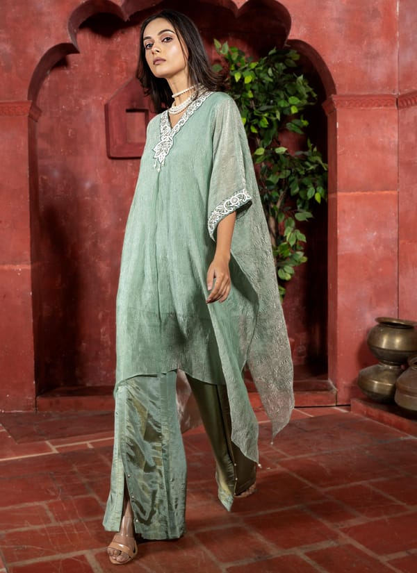 Sage Symphony  Kaftan Set — House of Moyra