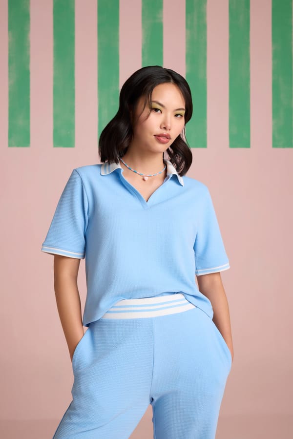 Breezy Texture Sleeve Top — Muvazo