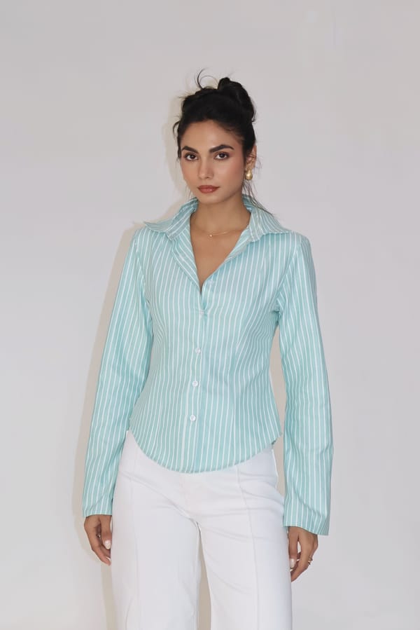 Iris Shirt Teal — Select Staples