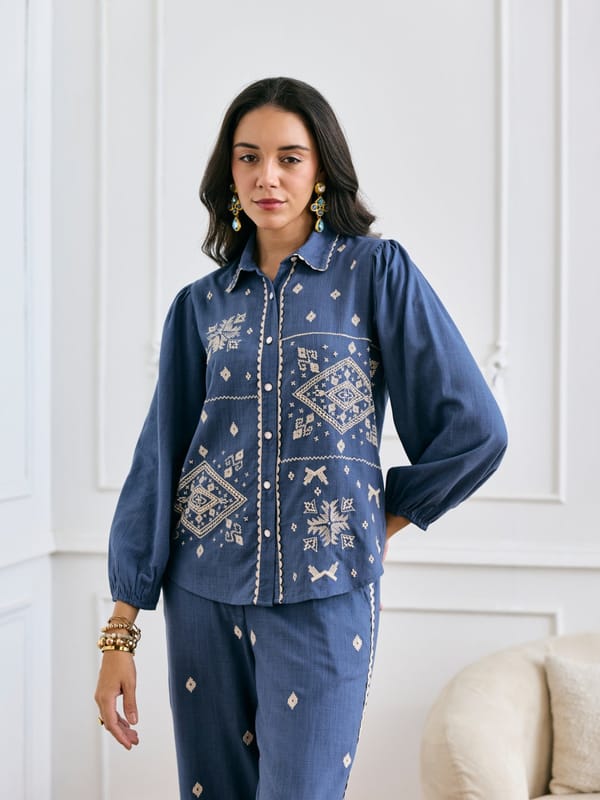 Julie Embroidered Shirt — Style Island