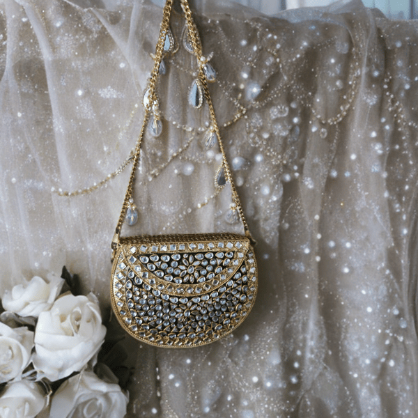 Mini Kundan Mosaic Bag — Adwita