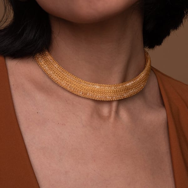 Time Of Shine Collar Gold — Equiivalence