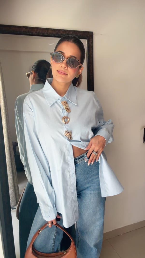Statement Button-Down Poplin Shirt — CLOSET AFFAIR