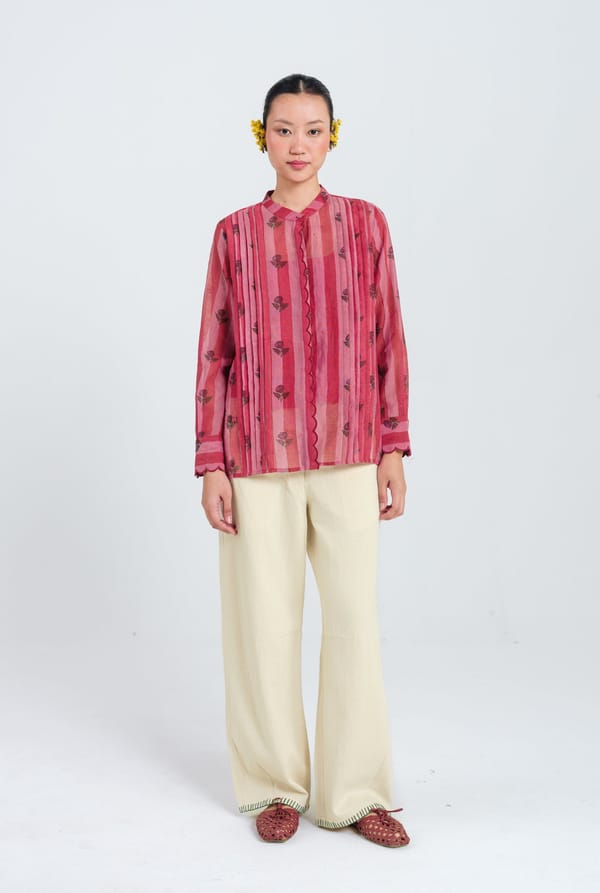 Spring Scallop Shirt — JODI