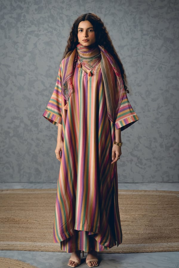 Ayaka kurta set- EARTHY — Paulmi and Harsh