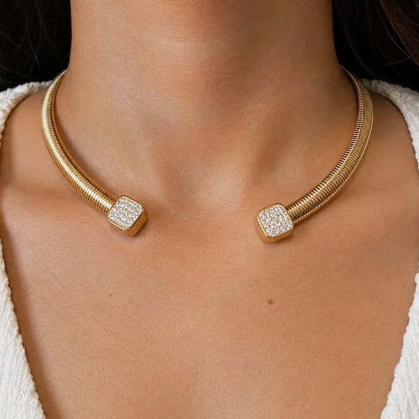 Orbit Cuff Necklace — Nam Jewels