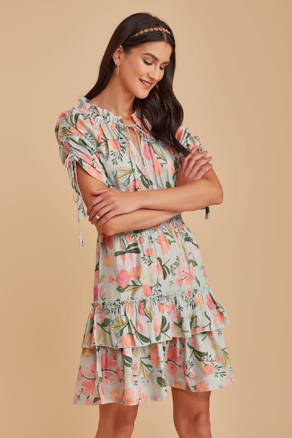 Springtime Floral Dress — BOHO-CHIC