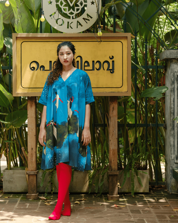 Megha Blue Dress — House of Urmi