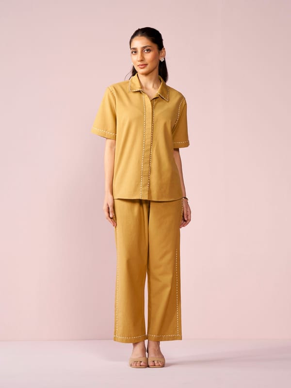Drift Linen Blend Co-ord Set with Pants — Cosset Clothing