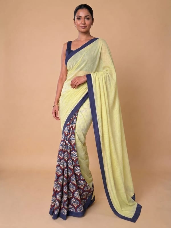 Mayuri Patchwork Saree — BINKS