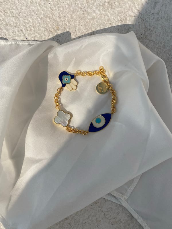 Nazar Charm Bracelet — Azga