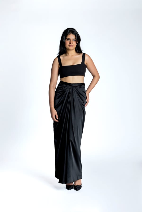 Rene Draped Skirt — Studio MuGu