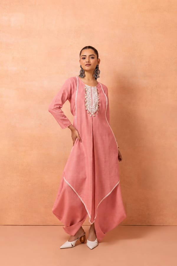 Bohemian Long Jumpsuit Drape Dress — Sew and You