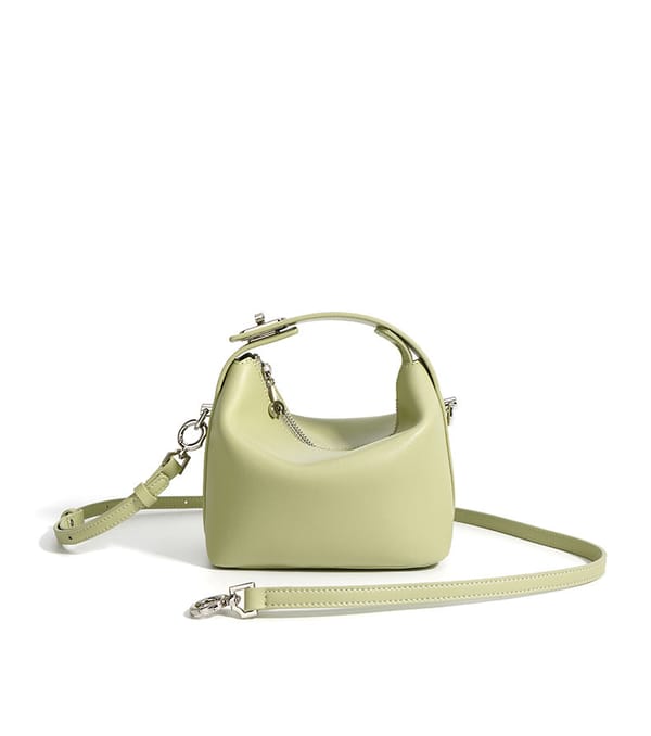 Liora- Ladies Leather Handbag Avocado Green — Favori