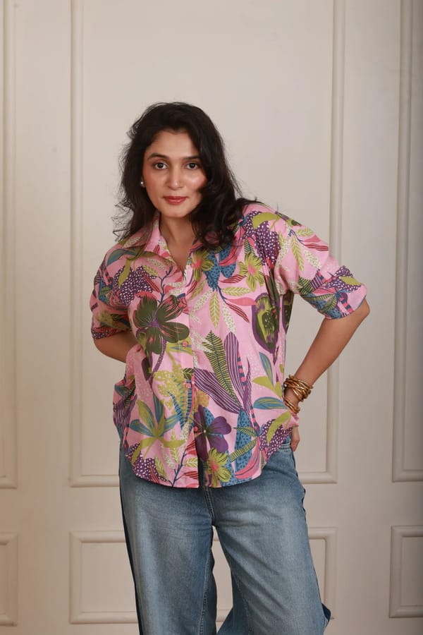 Zaria lilac Shirt — KM Label