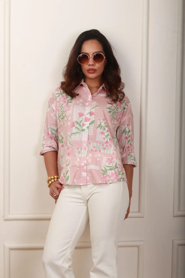 Alora peach SHIRT — KM Label