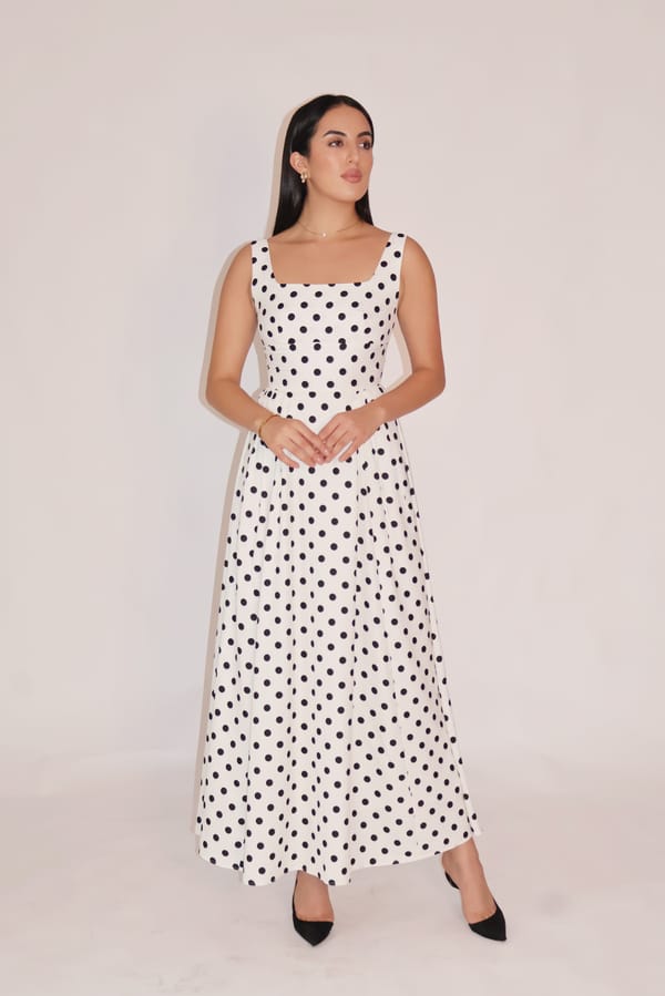 Darla Dress White — Select Staples