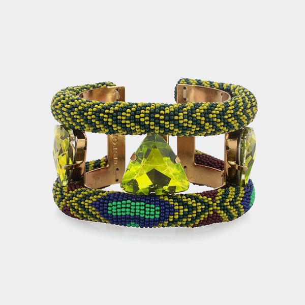 Okuni Crystal Cuff — FOREST OF CHINTZ