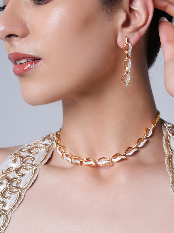 Golden AD Necklace — Cao Jewellery