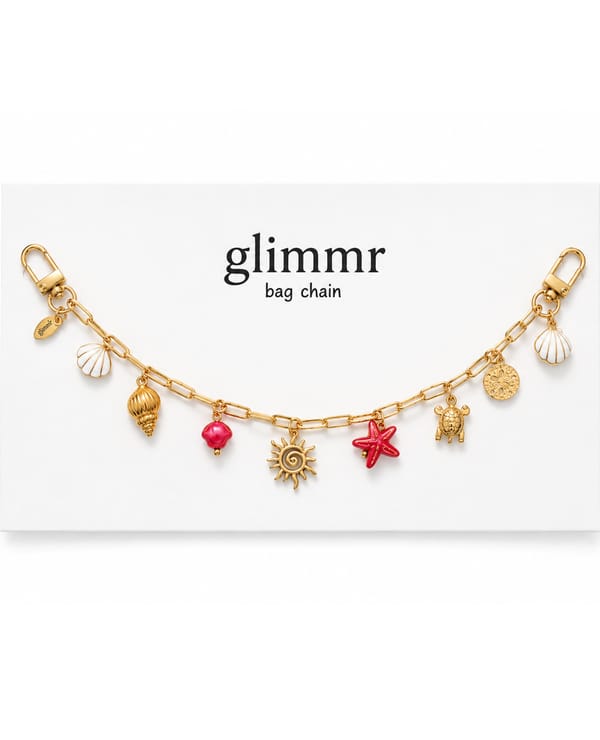 Glimmr Coastal Crush Bag Chain — Glimmr