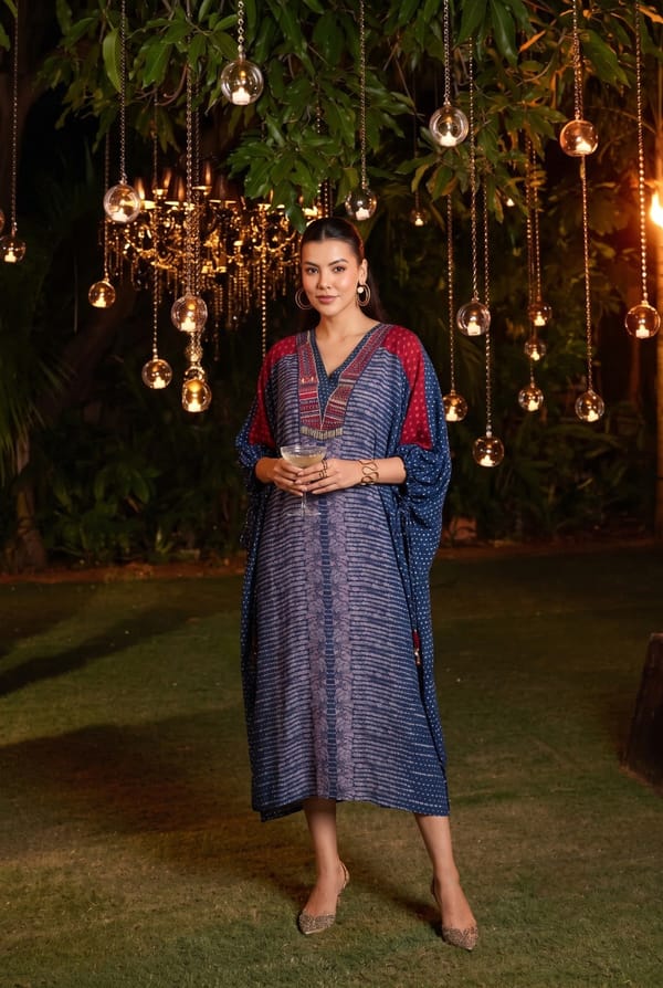 Blue Cyrus Atel Dress — Chique