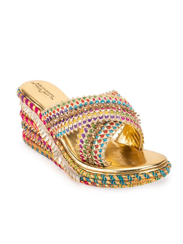 Atlas Gold Heel (Wedges) — 5 Elements