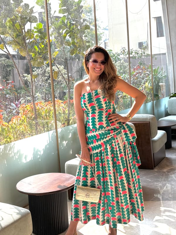 Green Printed Bandeau Fit and Flare Midi Dress — SHOP MIOWW
