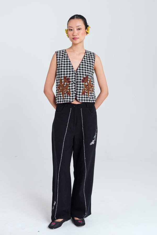 Groove Handloom Waistcoat — JODI