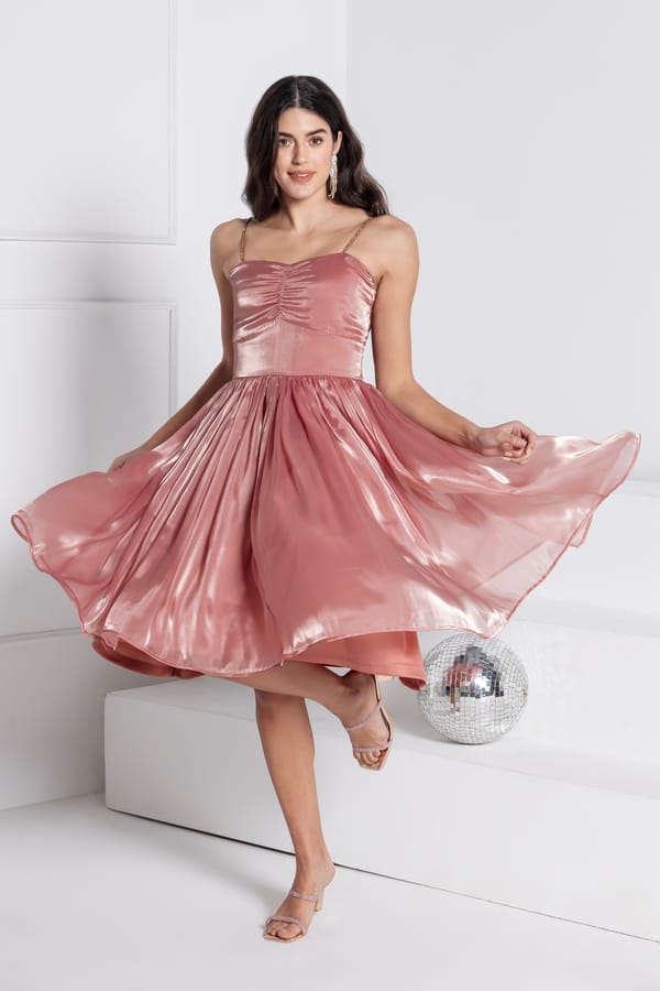 Blush Serenity Midi Dress — Julo