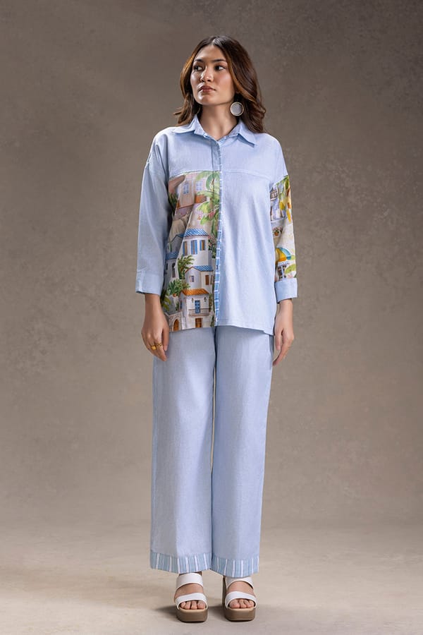 Reviera Printed Shirt And Pants — SOUP by Sougat Paul