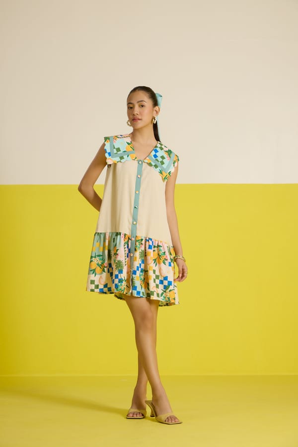 Sorrento Collar Statement Dress — HOUSE OF HEATHER