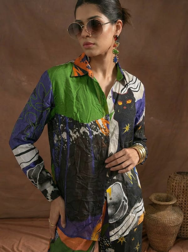 Aiko Printed Shirt — Missy Co.