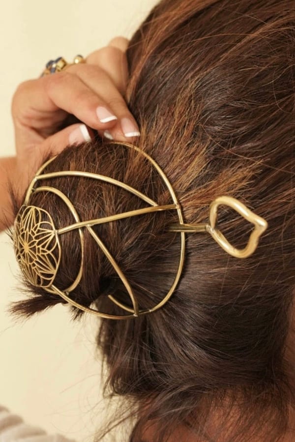 Flower Spiral Hair Bun — SOUL WORKS