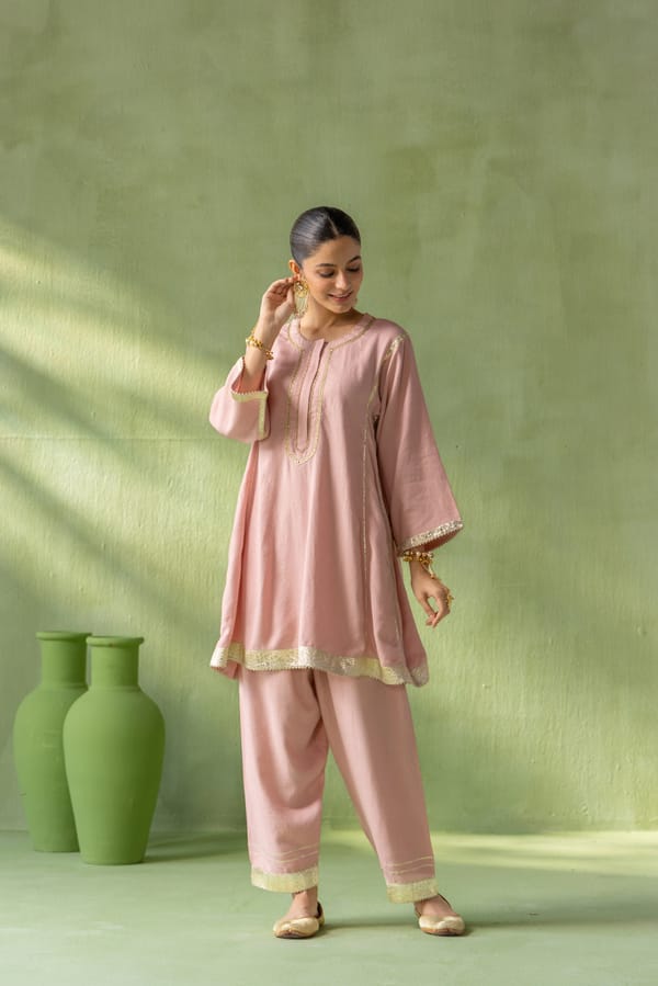 Reva Kurta Salwar Set Gota — Eko Clothing