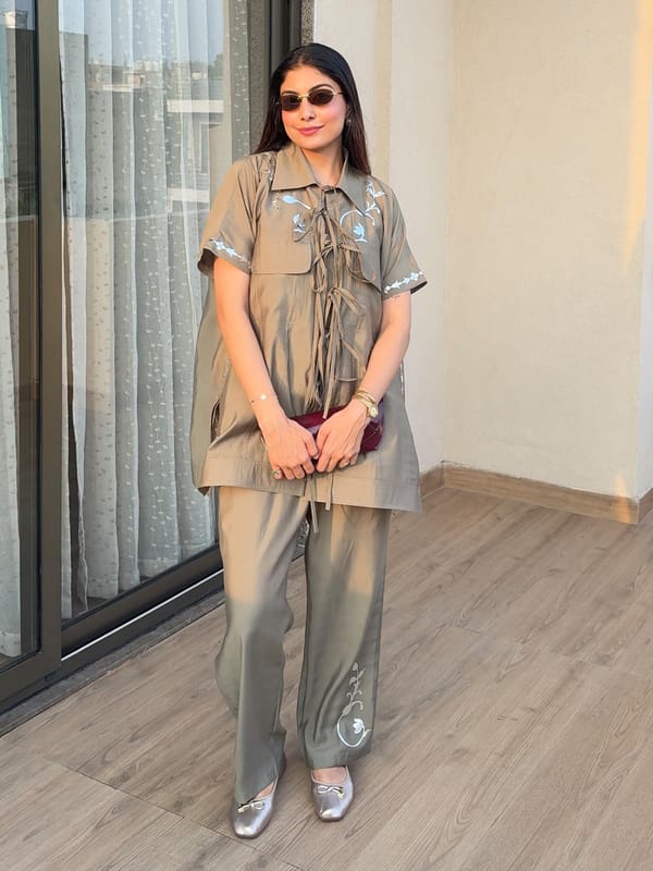Sage Embroidered Pant — HOUSE OF FETT