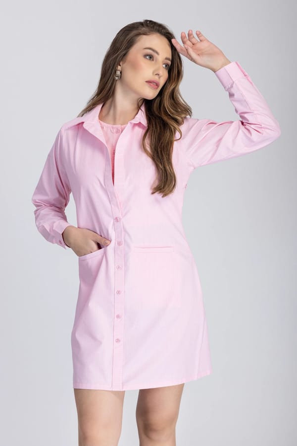 Double Placket Shirt Dress — Designs by Queen Bee