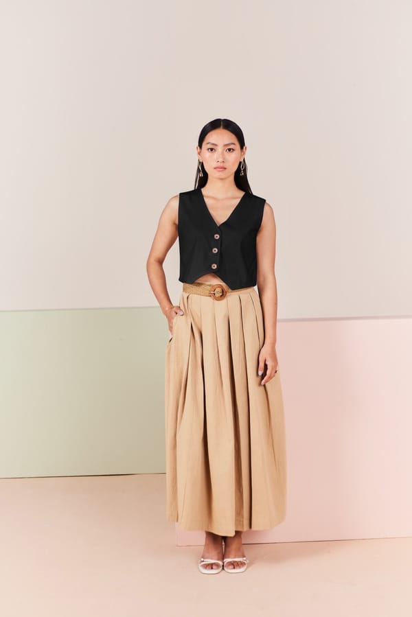 Orabella Waistcoat — Sage by Mala