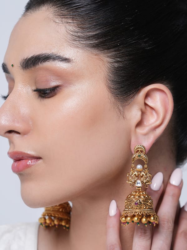 Premium Antique Jhumki Earrings — Cao Jewellery