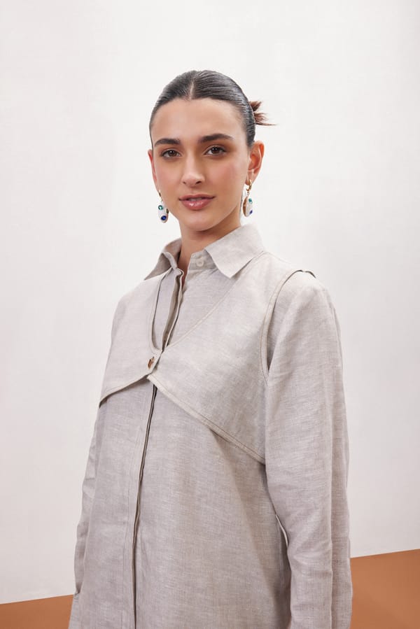 Linen Rooted Shirt Only — NOTIQUE