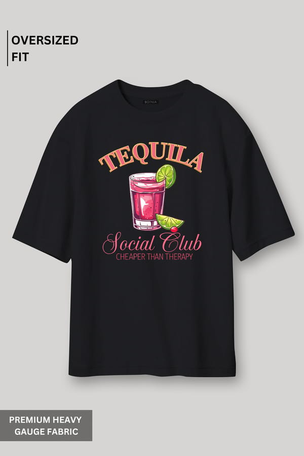 Tequila Social Club Oversized T-Shirt — Botnia