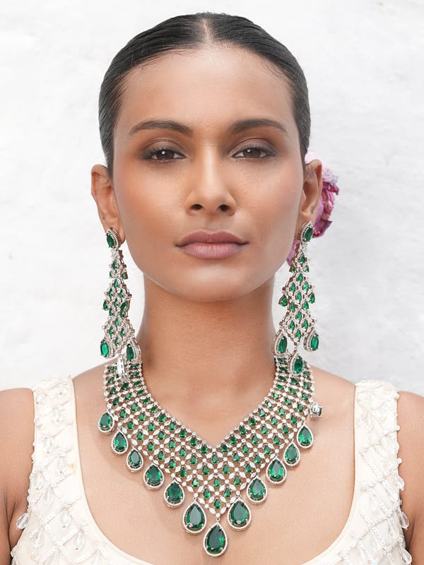 Royal American Diamond Necklace — Cao Jewellery