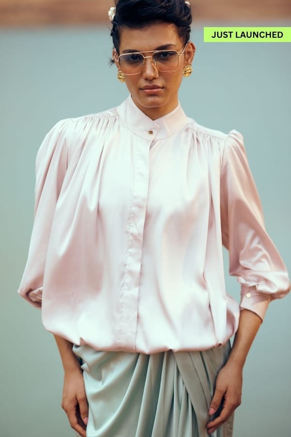 Faye Top in Satin — Unrush