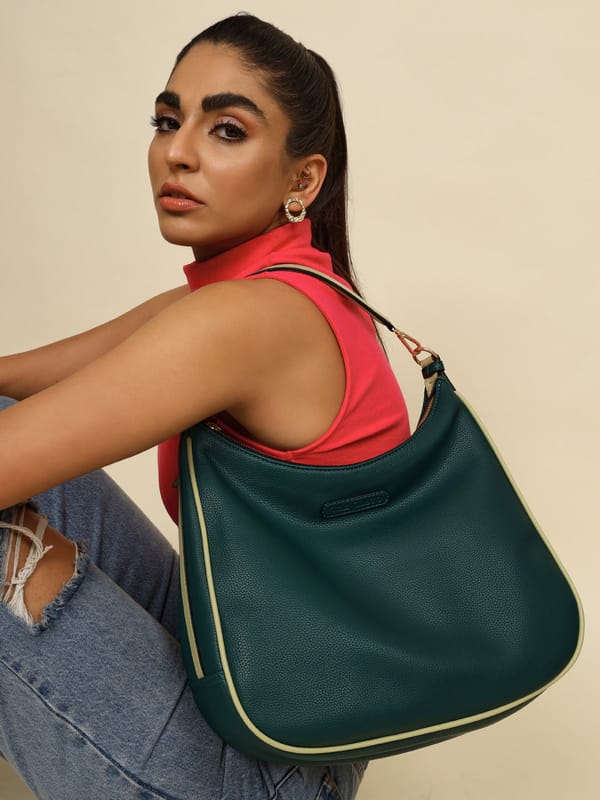 Stella Hobo Bag - Green — The Gusto