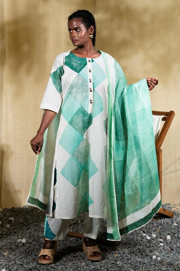 Diamond Kurta Set (Set Of 3) — Banana Labs