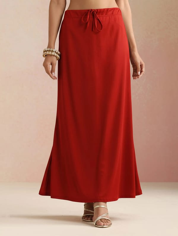 Red Petticoat Saree Shapewear — Truebrowns