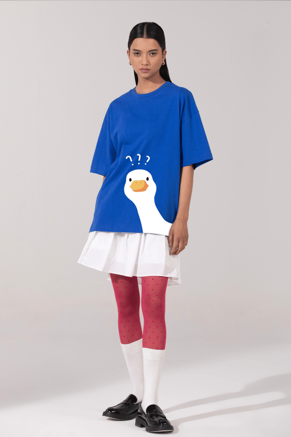Confused Duck Oversized T-Shirt — Botnia